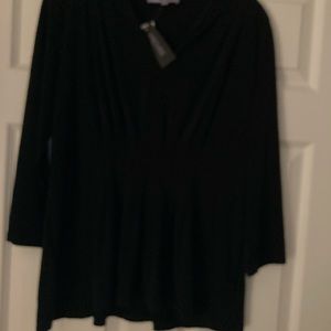 Black blouse brand new with tags